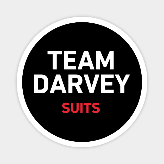 Suits Stacked Team Darvey Magnet by fancyjan